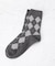 ◆ラテミルク アーガイル総柄 クルーソックス