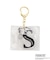 ◆SNOOPY イニシャルアクリルキーホルダー S