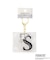 ◆SNOOPY イニシャルアクリルキーホルダー S