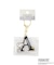◆SNOOPY イニシャルアクリルキーホルダー A