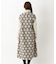 ドットジャカード フレンチスリーブワンピース