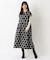 ドットジャカード フレンチスリーブワンピース