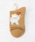 ◆ASOBOU 内パイル編 キャット クォーターソックス