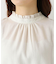 ネルスタンドフリルブラウス