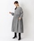 ネルウエスト切替 長袖ギャザーワンピース
