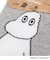 ◆MOOMIN クラシック アシンメトリー ロークルーソックス