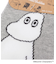 ◆MOOMIN クラシック アシンメトリー ロークルーソックス
