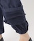 デニム&ツイル 裏フリース 9分丈パンツ