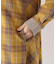 綿麻フランネル チェック柄シャツワンピース