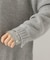 袖口切替ニットプルオーバー