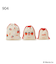 【先行販売】Dick Bruna miffy 巾着 3P strawberry&tulip