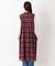 チェック柄 ノースリーブギャザーワンピース