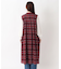 チェック柄 ノースリーブギャザーワンピース