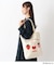 【先行販売】Dick Bruna miffy 刺繍トート strawberry&tulip