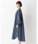 デニムシャツロングワンピース