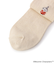 ◆MOOMIN ロークルーソックス  麻入タック