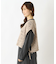 透かし柄 サイドスリットベスト