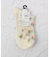 ◆bonbon レースメッシュ小花 クォーターソックス