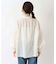 コットン長袖ピンタックブラウス