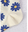 ◆花柄かかと直角アンクレット クォーターソックス