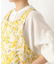 イエローパピヨン タブリエエプロン ミモザ