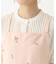 フラワー 刺繍エプロン X型