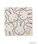 ◆Dick Bruna miffy イニシャルタオルハンカチ K