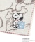 ◆SNOOPY タオルハンカチイニシャル S