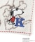 ◆SNOOPY タオルハンカチイニシャル K
