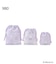 【先行販売】Dick Bruna miffy 巾着 3P pistachio&lavender