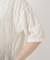 裾ゴム入り前開きブラウス
