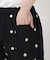 綿麻ドット刺繍 コクーンパンツ