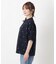 綿麻ドット刺繍 パフスリーブブラウス