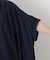 【リンネル7月号掲載】ギンガムチェックギャザー5分袖ワイドワンピース