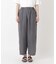 サイド切替 10分丈バルーンデニムパンツ