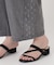 サイド切替 10分丈バルーンデニムパンツ