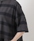 綿スラブチェック 5分袖前開きワンピース