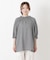 シャーリング 半袖ブラウス