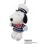 SNOOPY プチふわキーチェーンマスコット スヌーピー