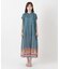 【ワンズテラスオリジナル】リゾート トラネコ柄ワンピース