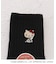 ◆【ワンズテラス限定】ハローキティ アメリブ刺繍クォーターソックス 日焼け