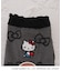 ◆【ワンズテラス限定】ハローキティ 逆スパリボン刺繍クォーターソックス