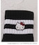 ◆【ワンズテラス限定】ハローキティ リブ刺繍クォーターソックス