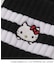◆【ワンズテラス限定】ハローキティ リブ刺繍クォーターソックス