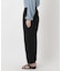エンボス加工 タックパンツ
