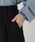 エンボス加工 タックパンツ