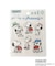 ◆SNOOPY 耐熱耐水ステッカー キョウダイ