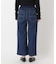 ウエストリブ ストレッチデニムパンツ