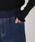 ウエストリブ ストレッチデニムパンツ
