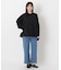 ウエストリブ ストレッチデニムパンツ